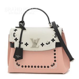 Louis Vuitton LockMe Ever BB 2Way Bag Leather Pink White